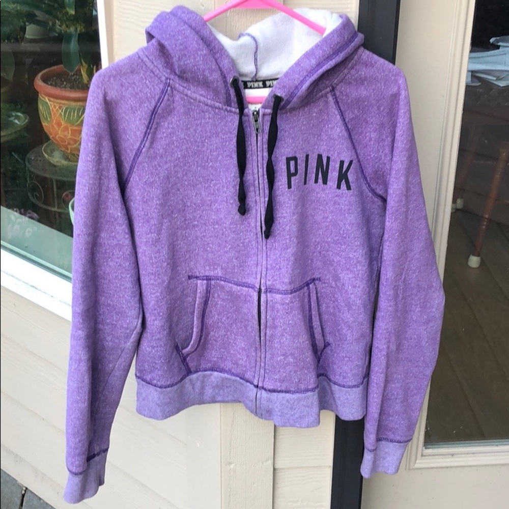 Purple VS pink hoodie